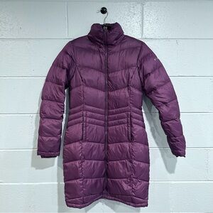 Columbia Women’s Purple Plum Winter Puffer Down Coat • Omni-heat • 650TD